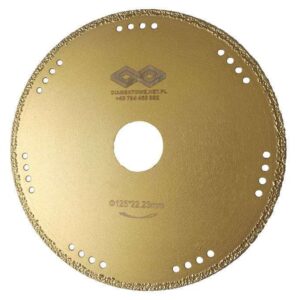 Stalowa tarcza do cięcia metalu 125mm z węglikiem wolframu